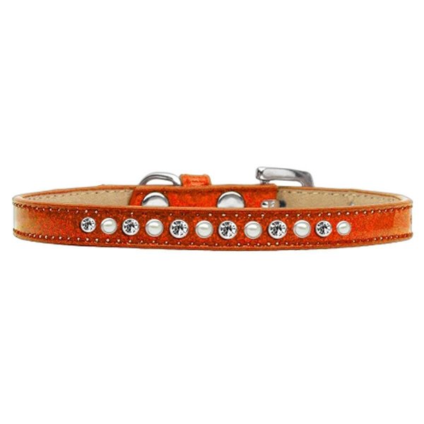 Mansbestfriend Pearl & Jewel Puppy Ice Cream CollarOrange Size 12 MA921053